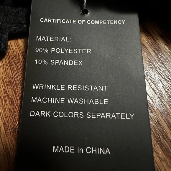 Tina's 4 Pack 32x43 Inch Highboy Spandex Cocktail Table Cover Black - Picture 7 of 8